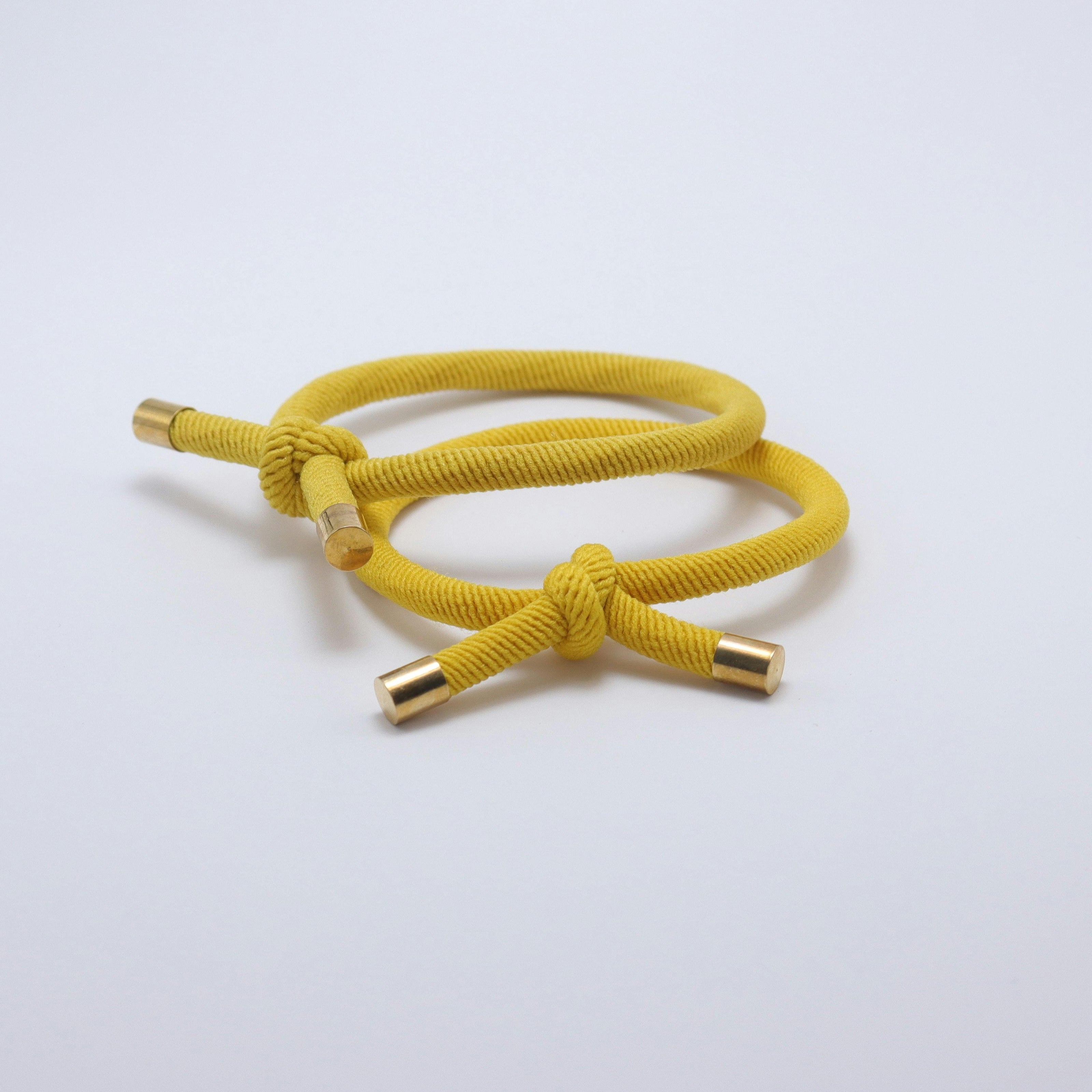 Gold-touch Rope Hair Ties