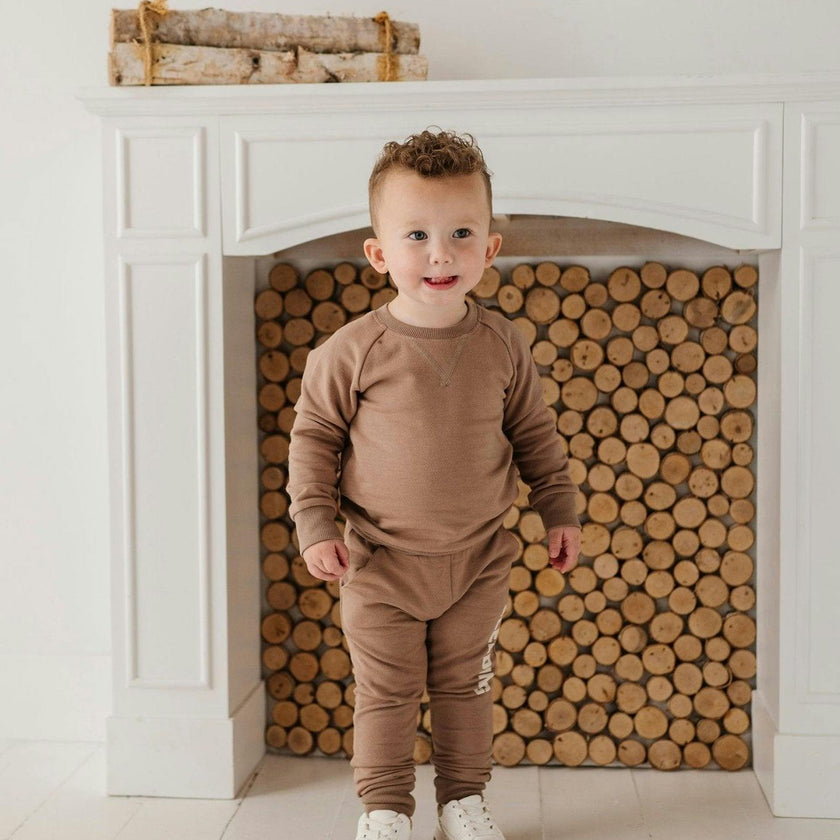 Fleece Sweatshirt Fern Checkered