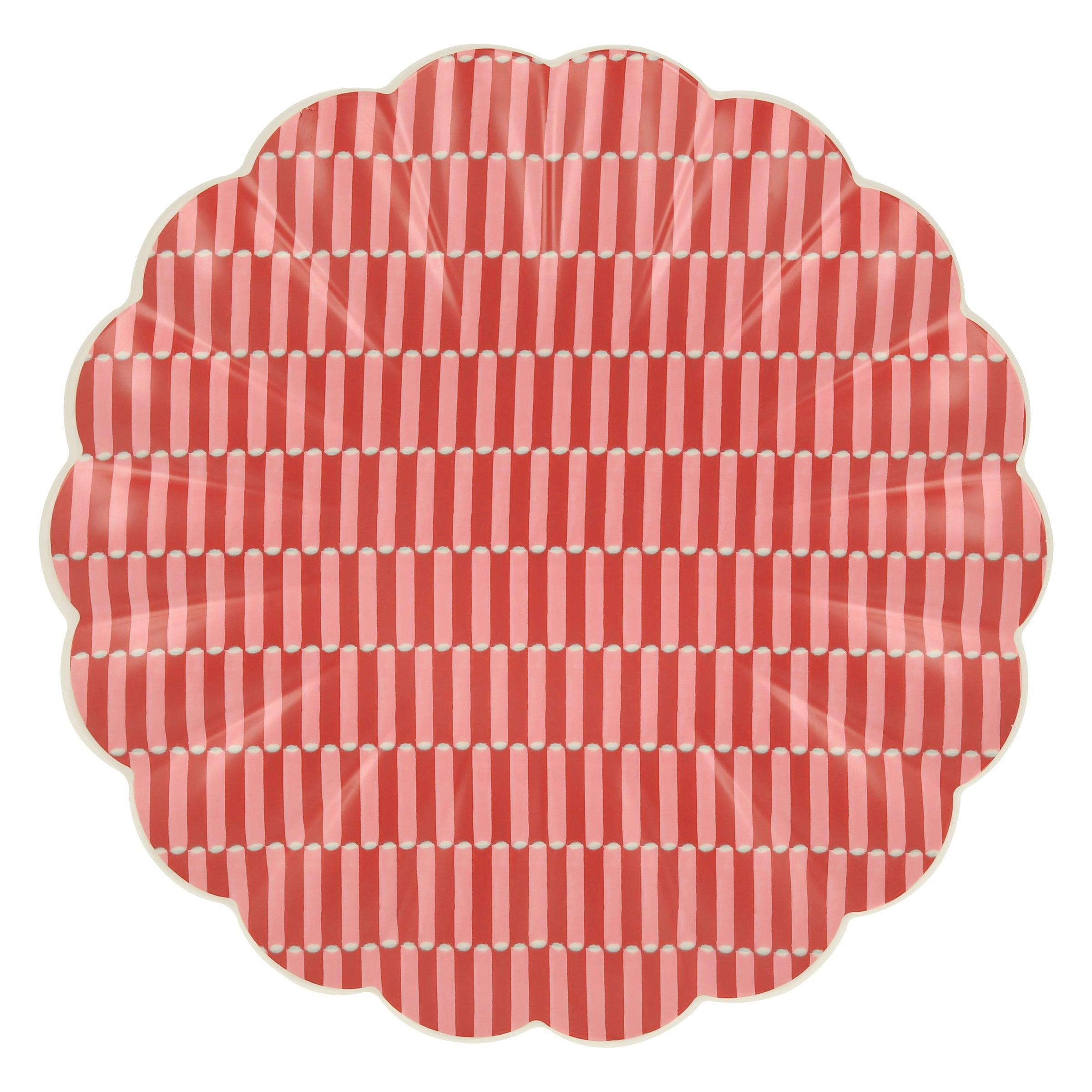 Meri Meri x Molly Mahon Patterned Reusable Large Plates