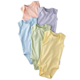 SAM 5-Pack Sleeveless Bodysuits