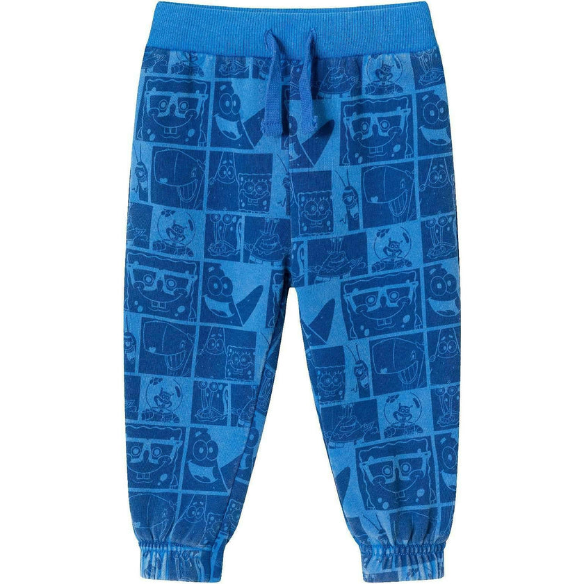 SpongeBob SquarePants™ x Andy & Evan® | Infant (9-24M) Stone-Washed Character Collage Sweatshirt Set