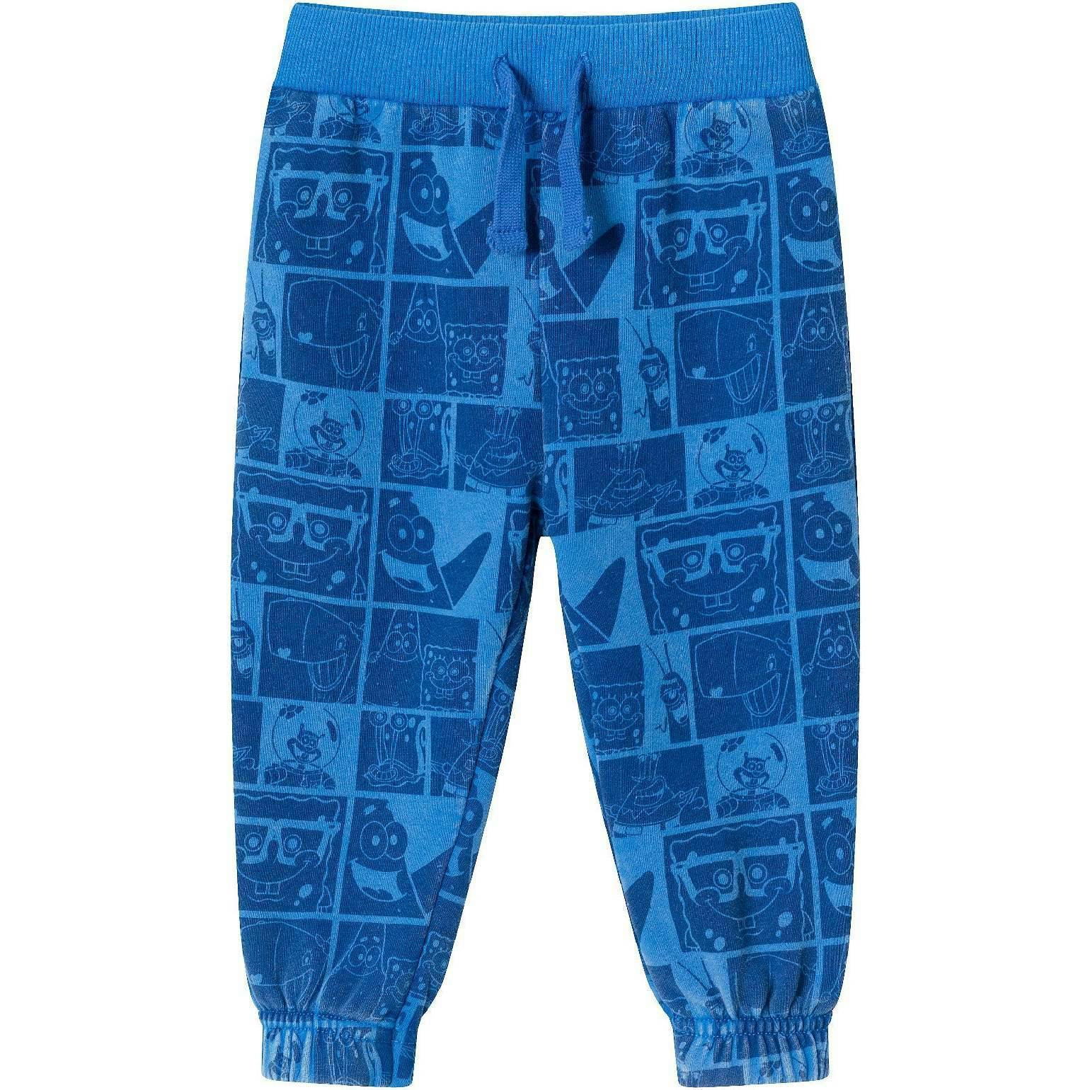 SpongeBob SquarePants™ x Andy & Evan® | Infant (9-24M) Stone-Washed Character Collage Sweatshirt Set