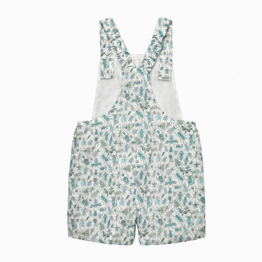 Baby Alexander Bib Shorts in Blue Bugs
