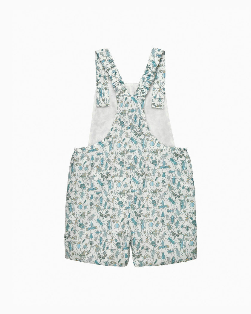 Baby Alexander Bib Shorts in Blue Bugs