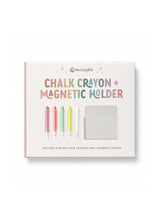 Dustless Chalk Crayons + Magnetic Holder Bundle for Magic Playwall