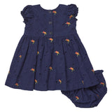 Baby Girls Eliza Dress Set - Eyelet Embroidery