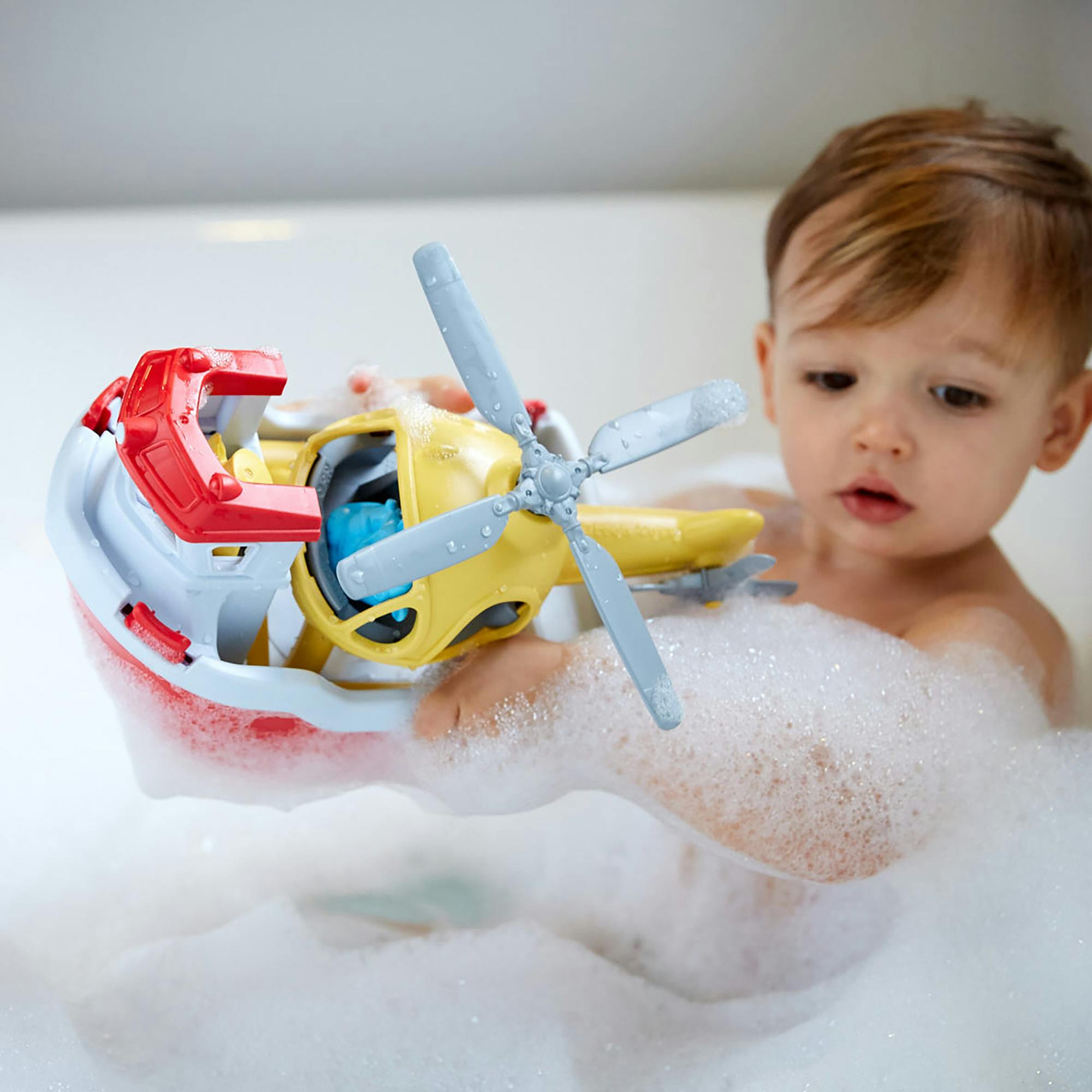 Rescue Boat & Helicopter Set