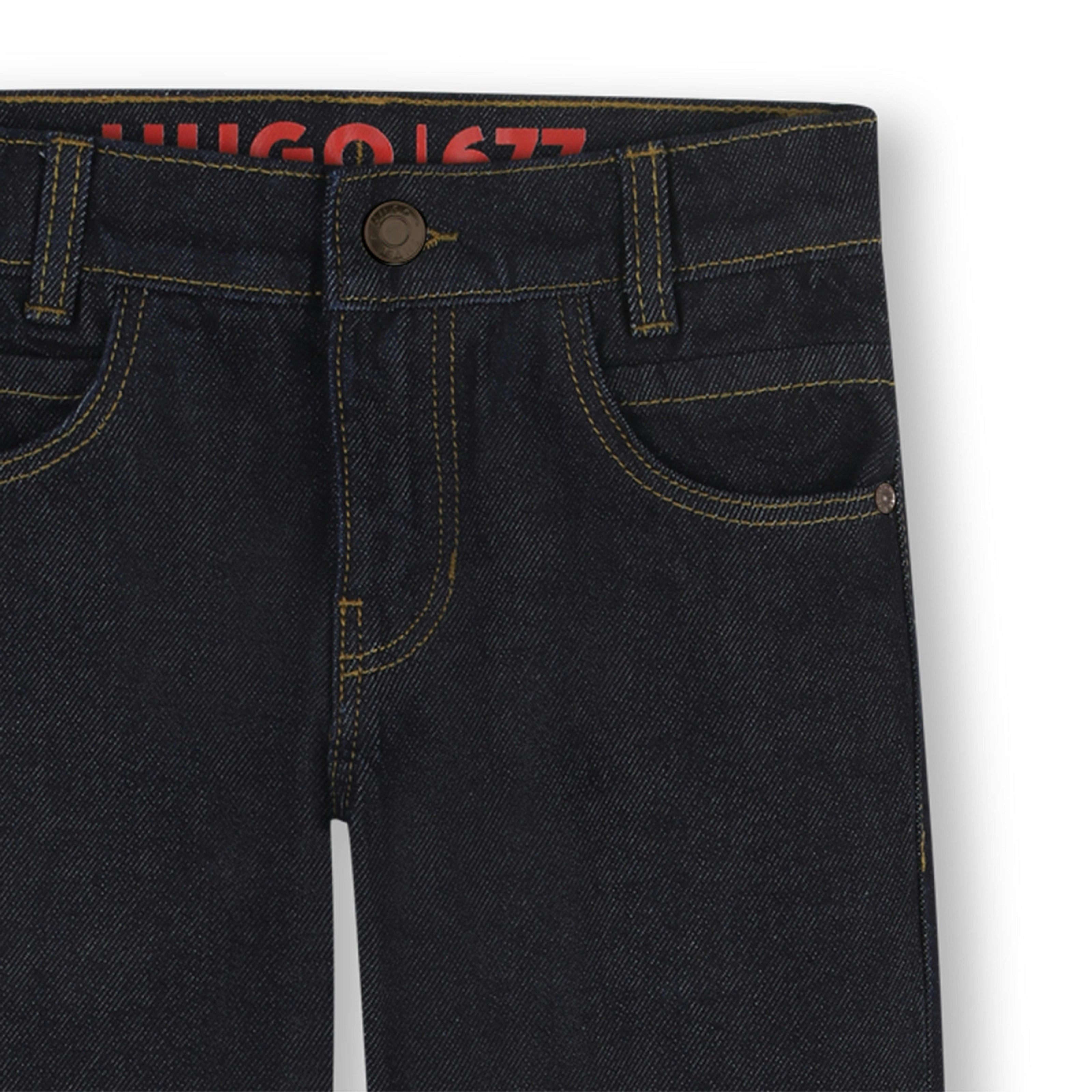 Regular Jeans Rinse Wash-Denim Trousers