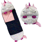 Happy Nappers: Pillow & Sleepy Sack: Medium - Shimmer