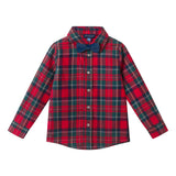 Kids 4-Piece Sweater Vest Set | Holiday Plaid