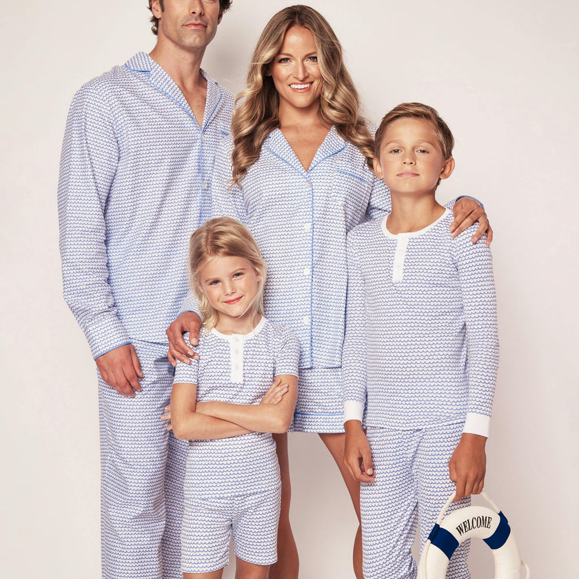 Kid's Pima Snug Fit Pajama Set in La Mer