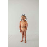 Girl's Puff Sleeve Swimsuit