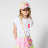 White & Color-Block Kids’ Dress