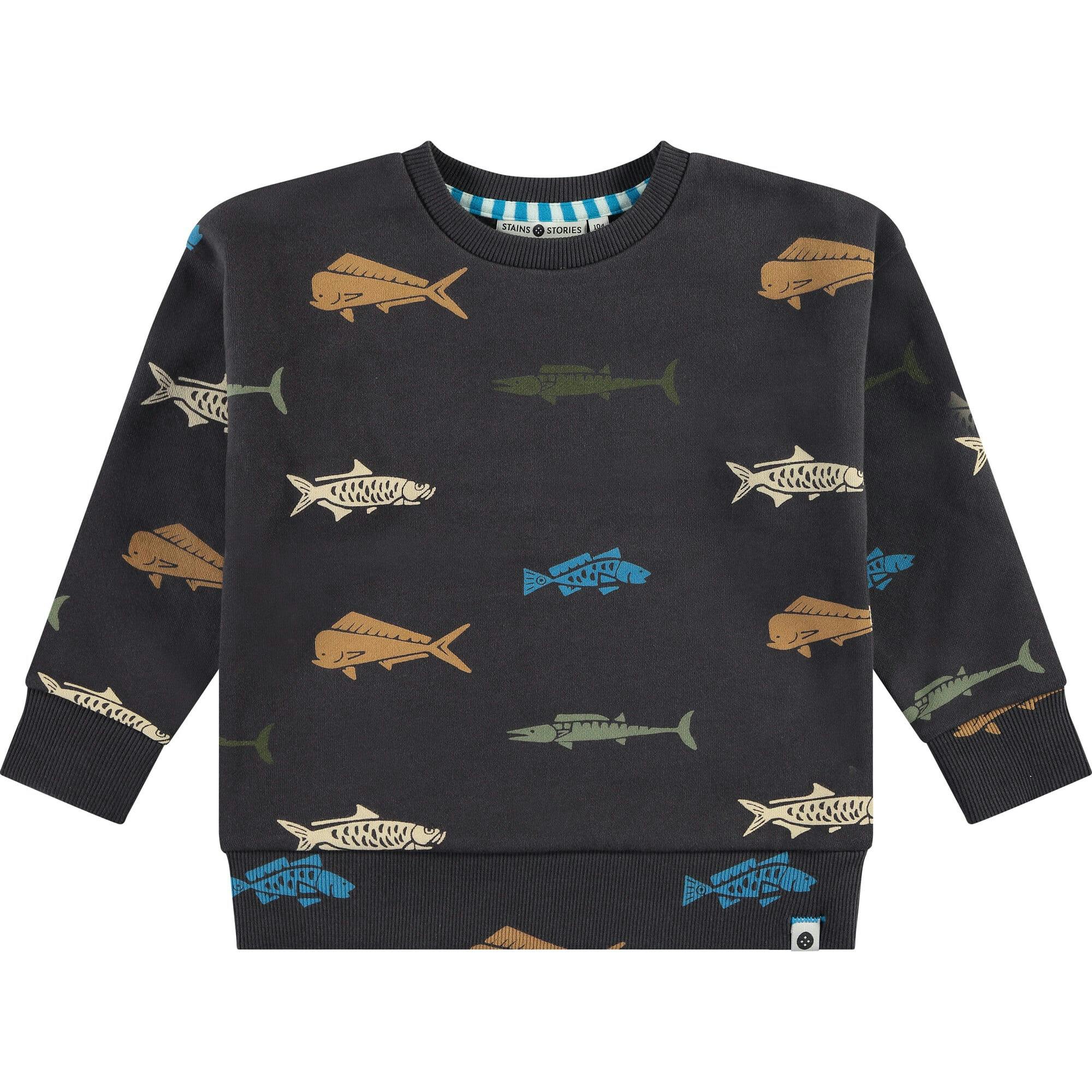 All Over Print Pullover Sweatshirt