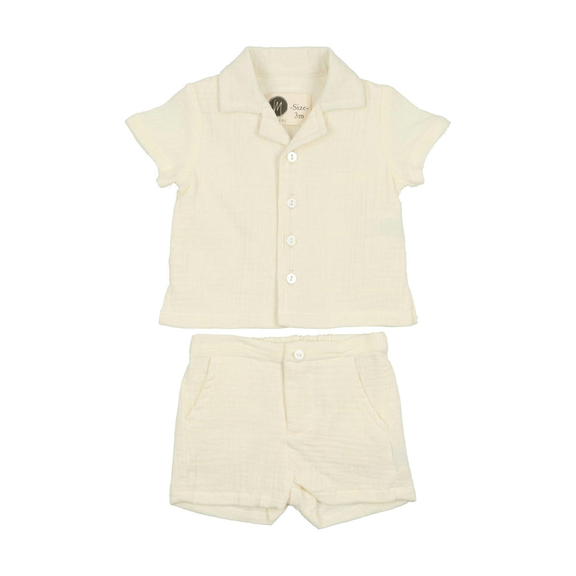 Gauze Shorts Set