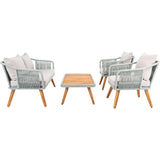 Raldin Rope 4-Piece Outdoor Living Set