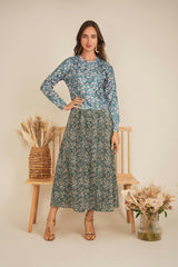 Printed Maxi Jumper Sweater Set