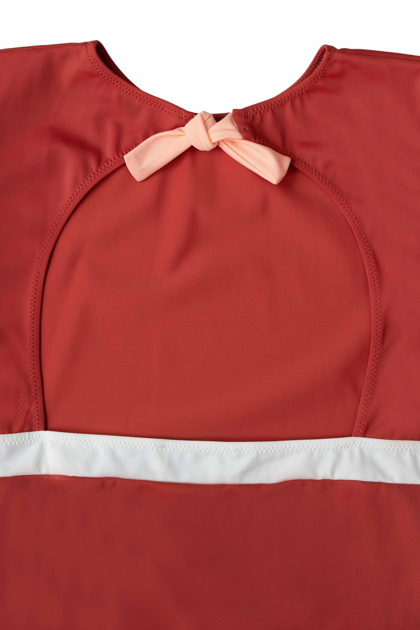 Jemima Surf Suit in Terracotta Peachpink