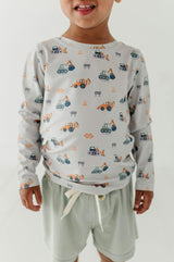 Boy's Long Sleeve Rash Guard Swim Shirt