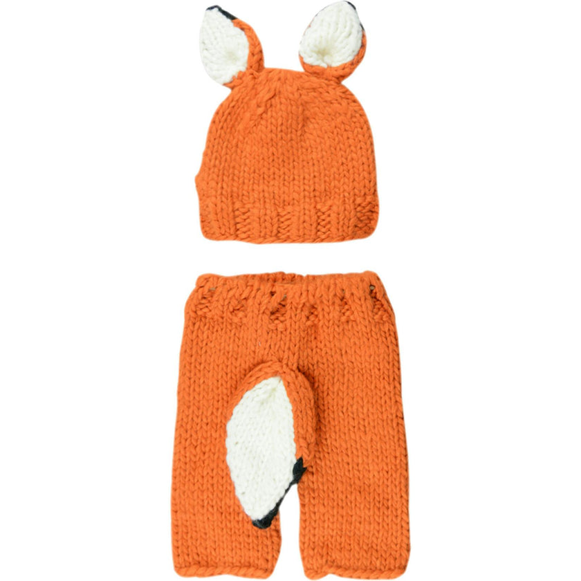 Rusty Fox Hat and Pant Newborn Set