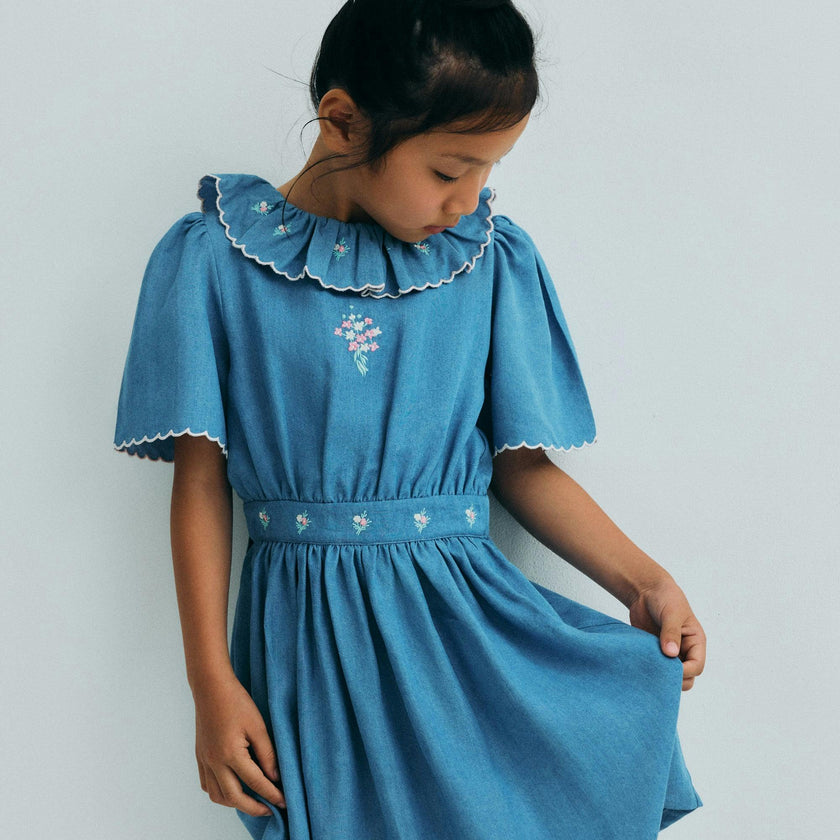 Menta Dress Light Blue Chambre