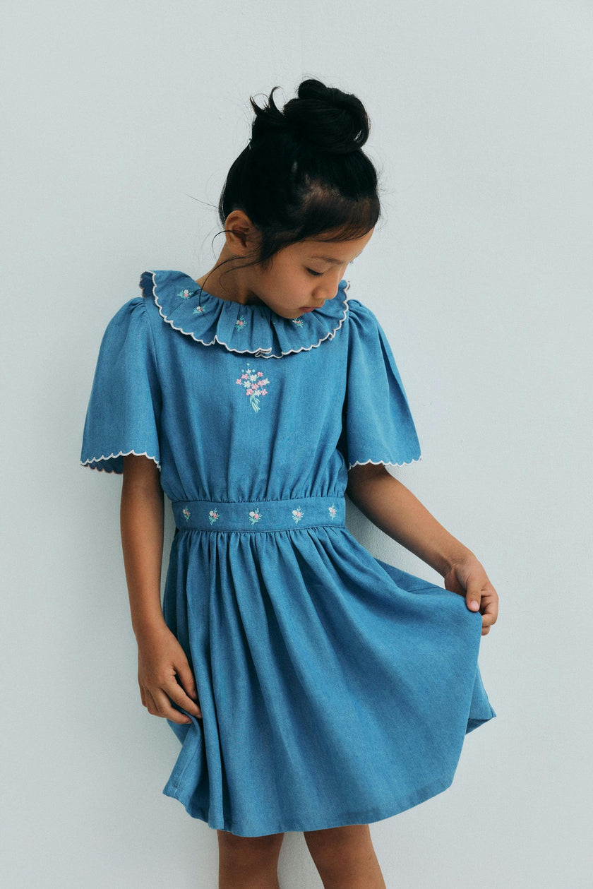 Menta Dress Light Blue Chambre
