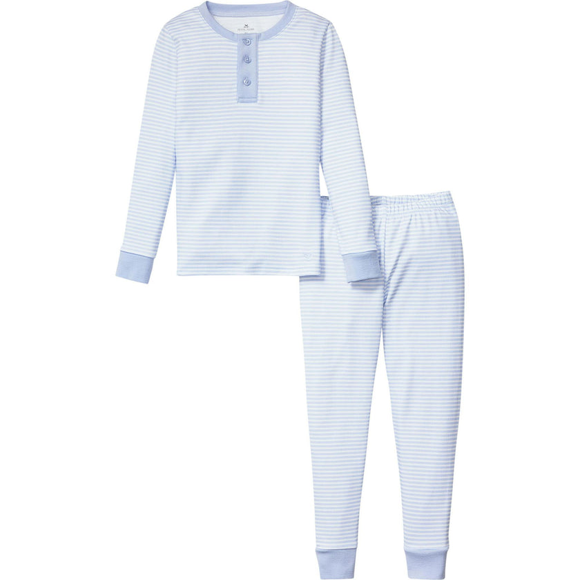 Kid's Pima Snug Fit Pajama Set in Pink Stripe