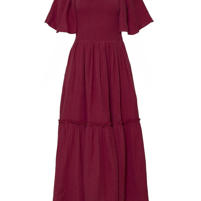 Lennon Maxi Dress in Wildberry