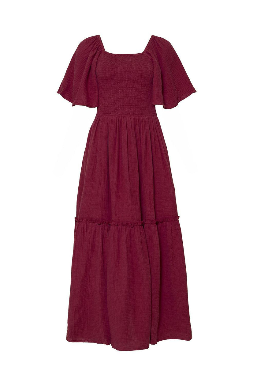 Lennon Maxi Dress in Wildberry