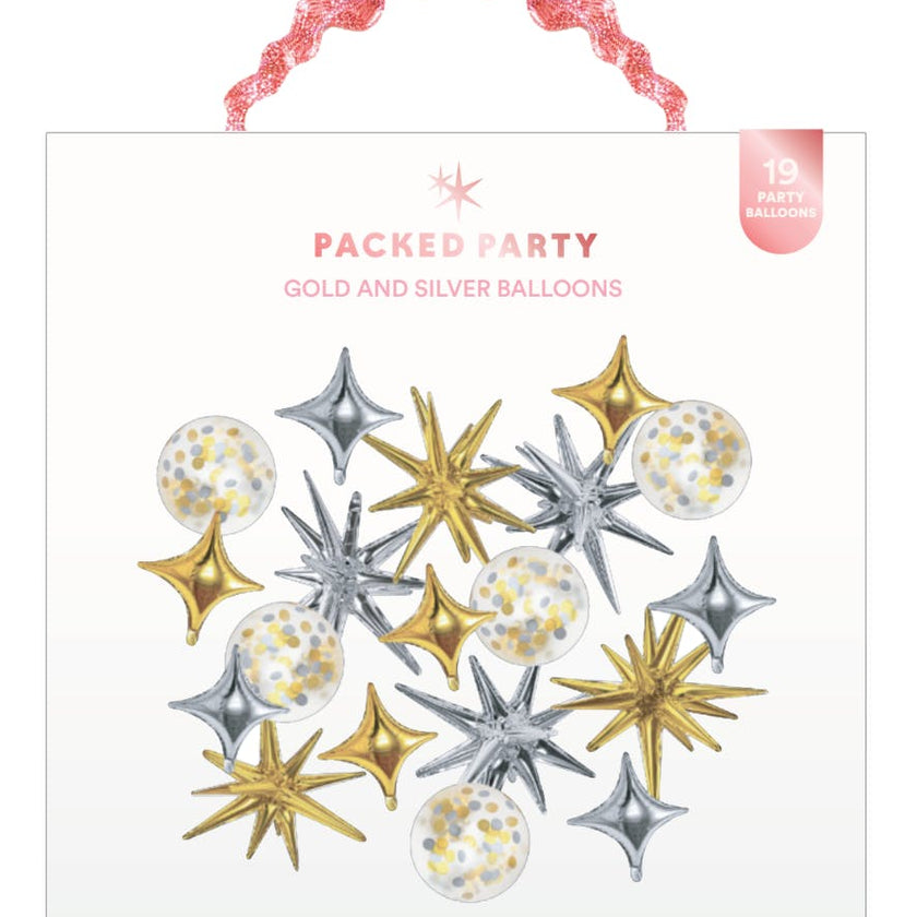 Sparkle And Shine Mylar Balloon Pack