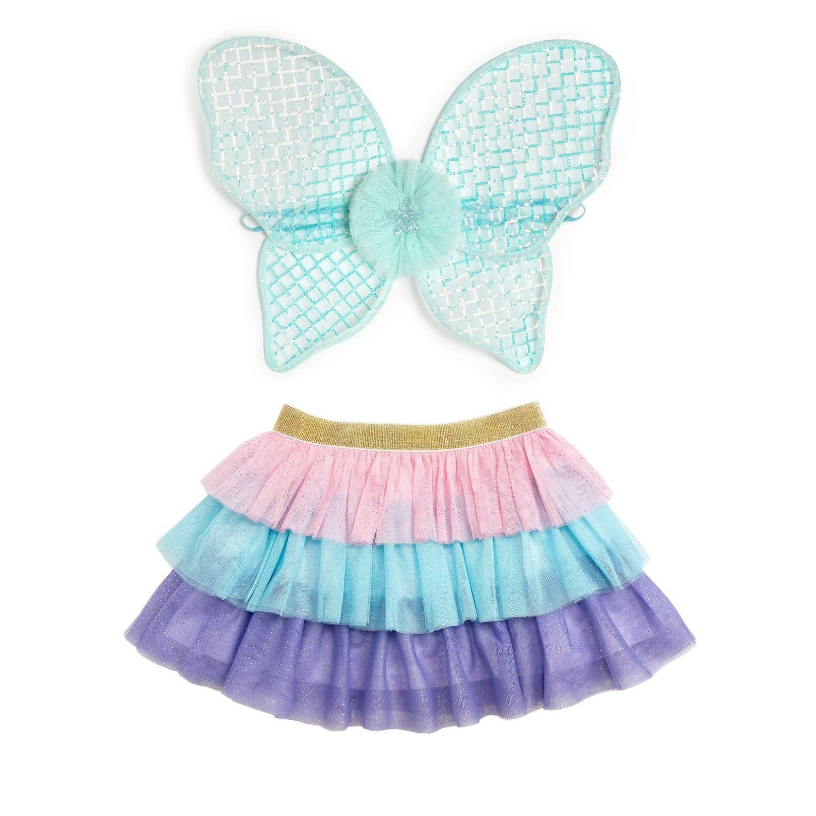 Glimmer Fairy Wing & Dream Petal Tutu Set