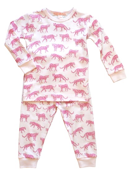 Pink Cheetah Pajama Set
