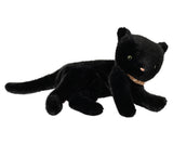 Sleeping kitten plush, Medium - Black