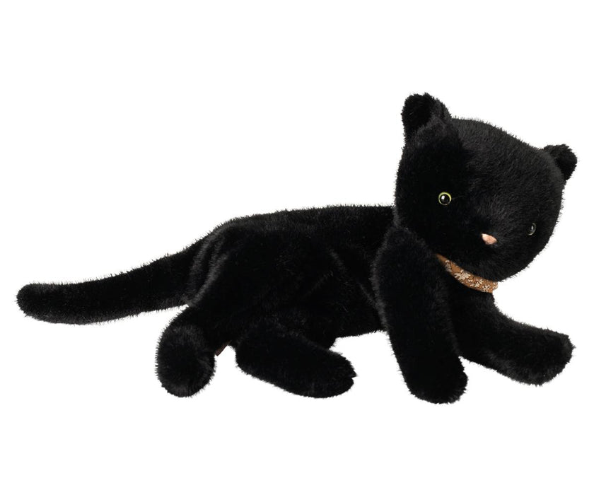 Sleeping kitten plush, Medium - Black