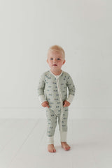Baby Long Sleeve Zip Romper