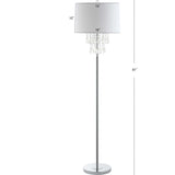 Abigail 61" Crystal / Metal LED Floor Lamp