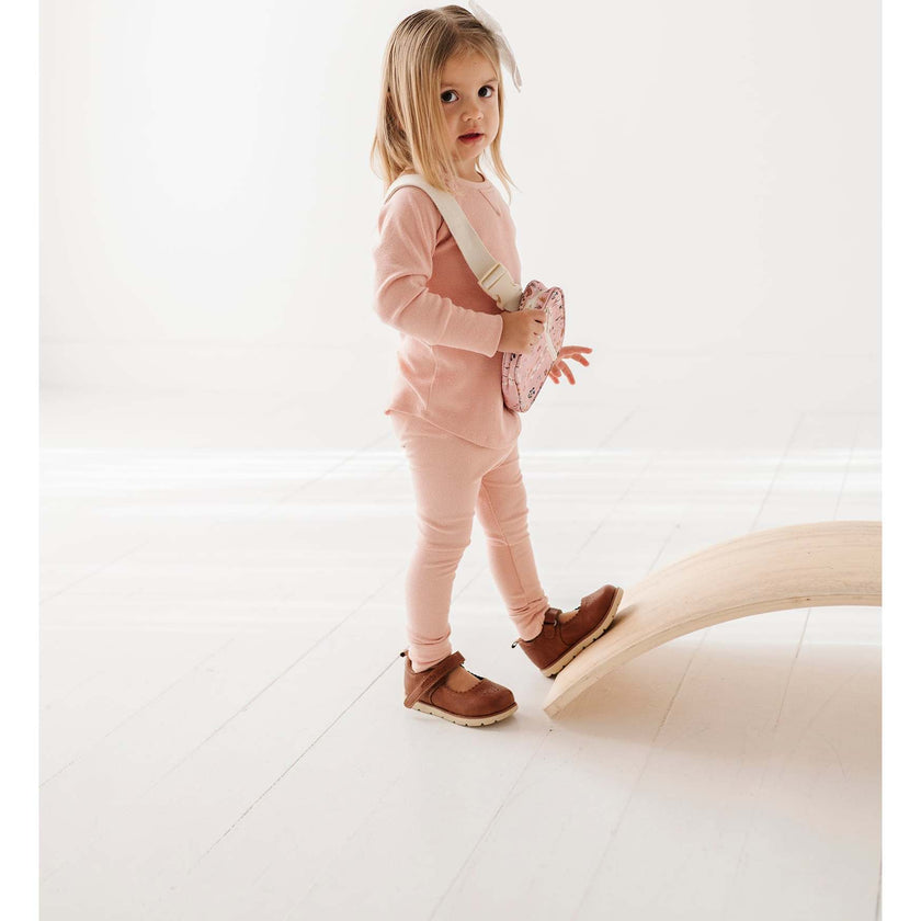Ribbed Leggings Misty Rose