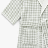 Picnic Gingham Bathrobe - Green