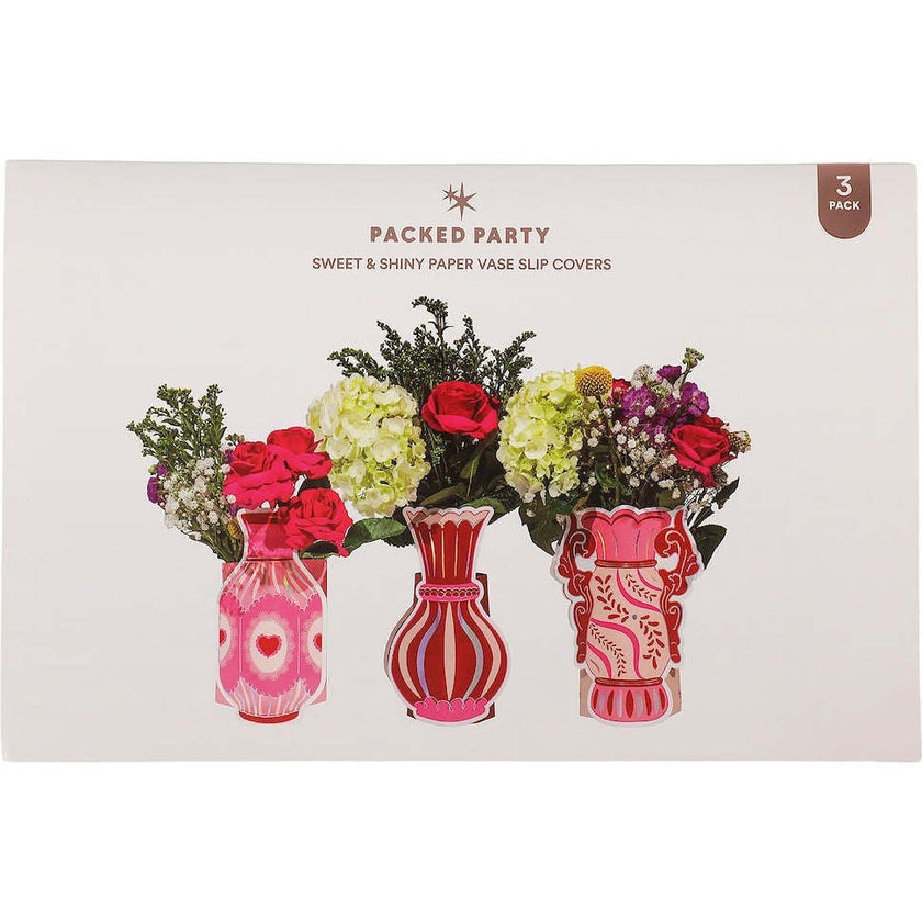 Fine China Pop-Up Vase Slip Covers (set of 3)