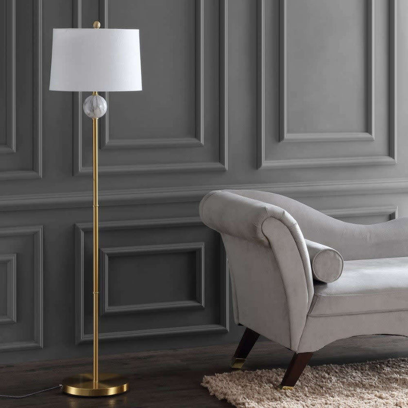 Vaughn 60" Modern Metal/Resin LED Floor Lamp