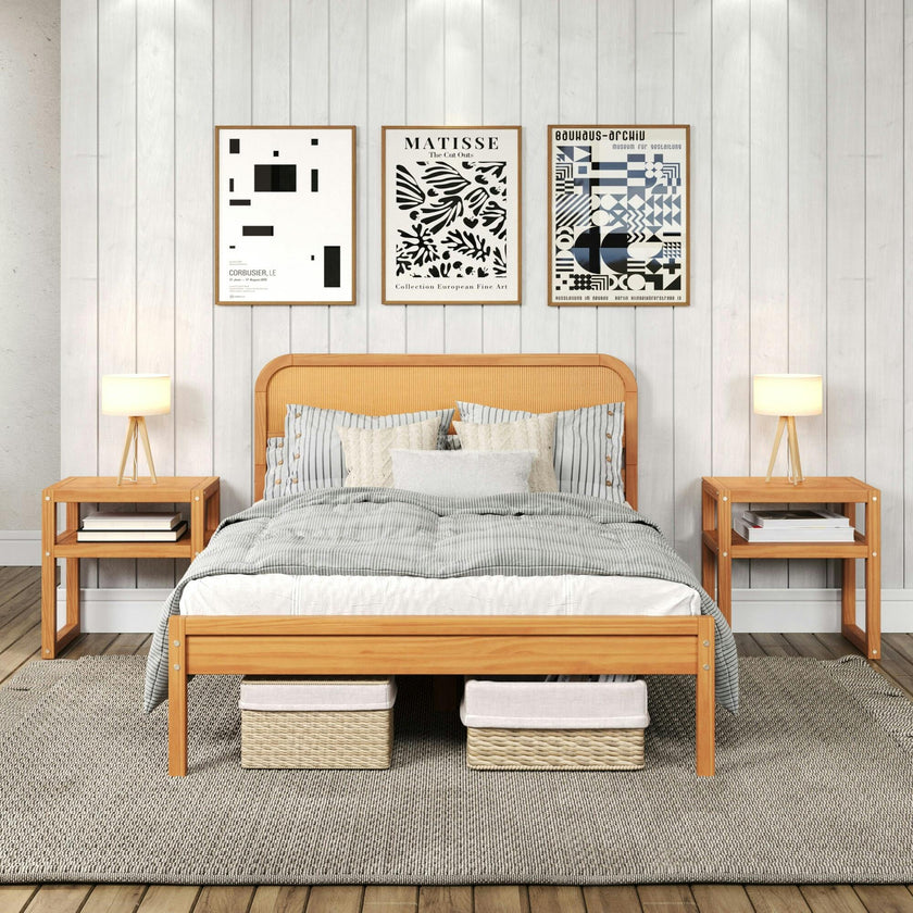 Curva Rattan Full Bed