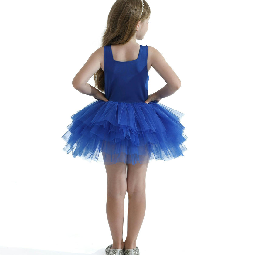 Royal Blue Layered Leotard