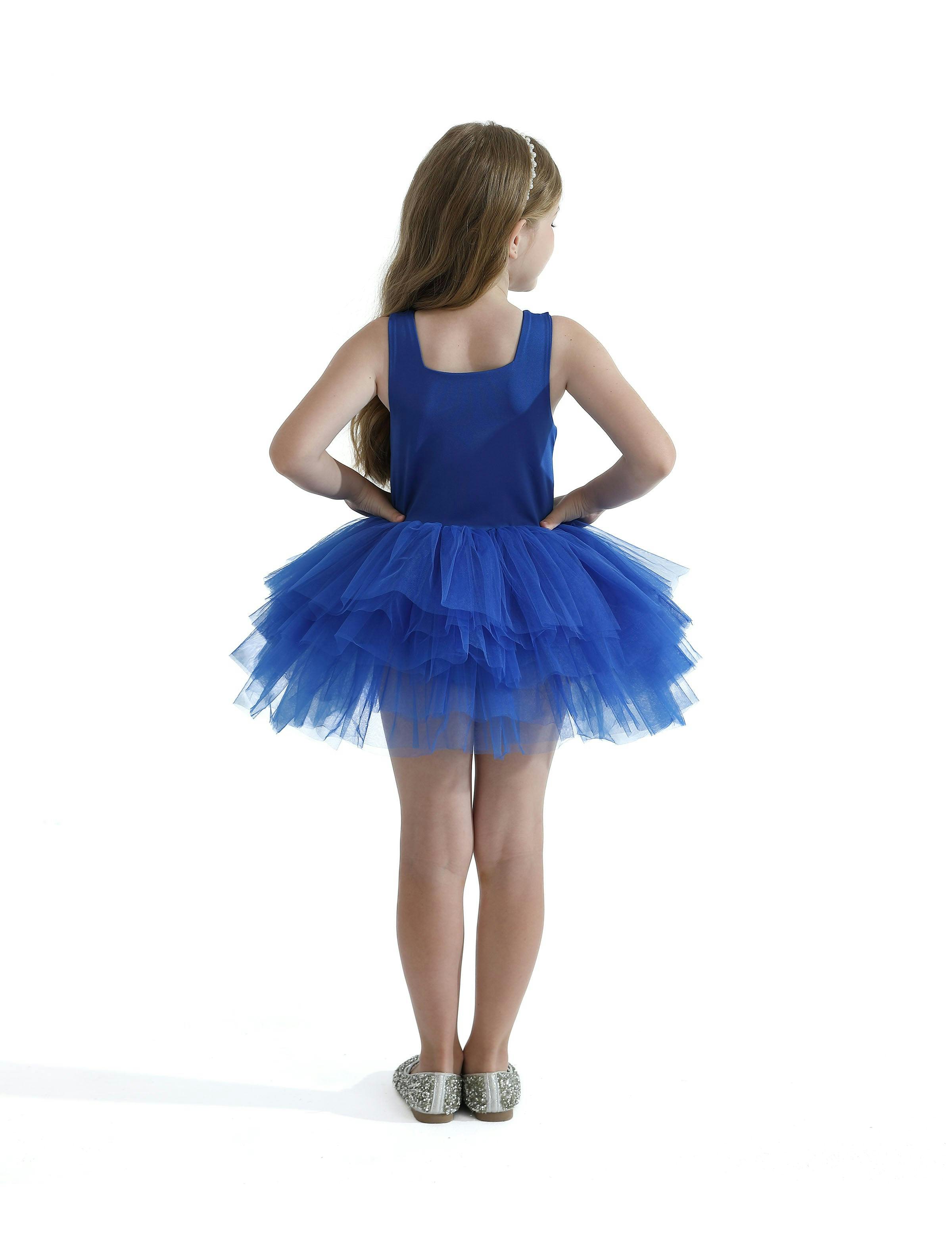 Royal Blue Layered Leotard
