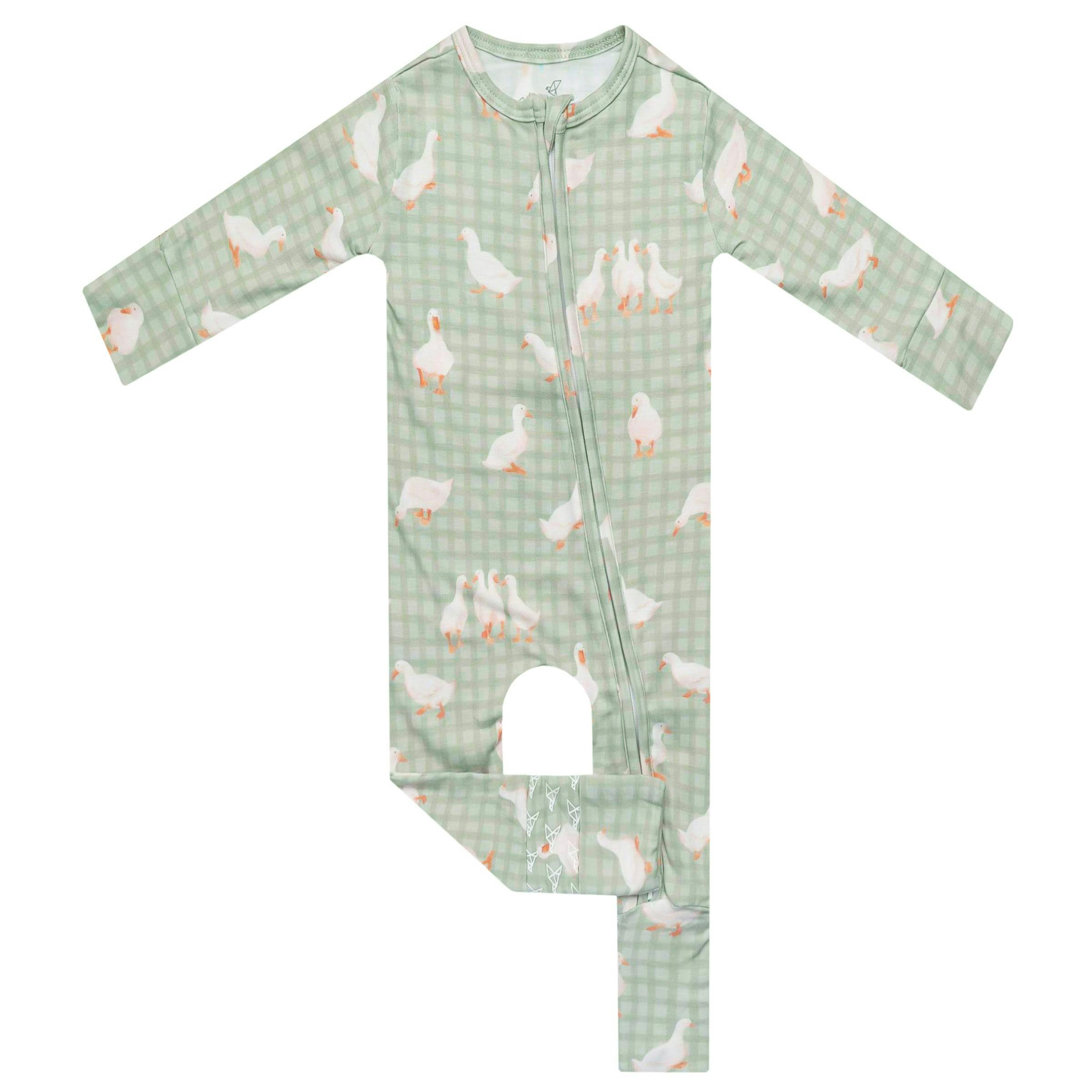 Convertible Zip-Up Footie - Baker