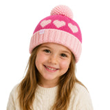 Hearts Bobble Hat