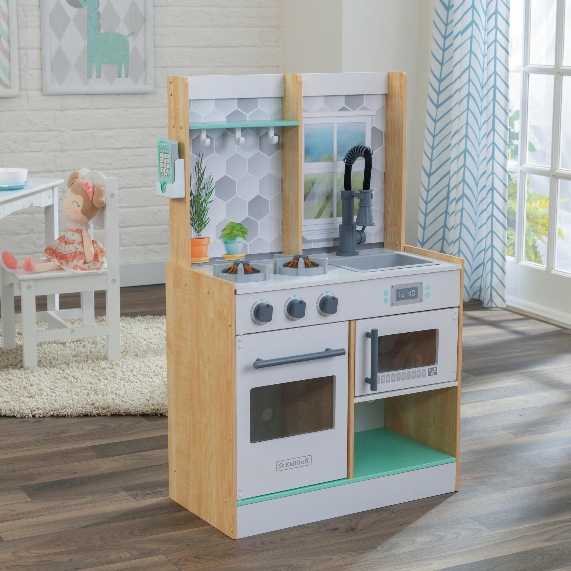 Let's Cook Play Kitchen - Natural