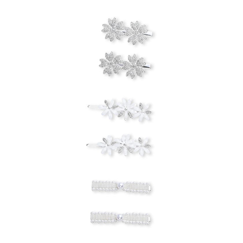 Crystal Accent Hair Pin Trio