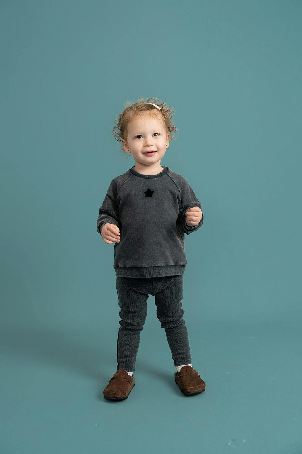 Distressed French Fleece 2Pc Set
