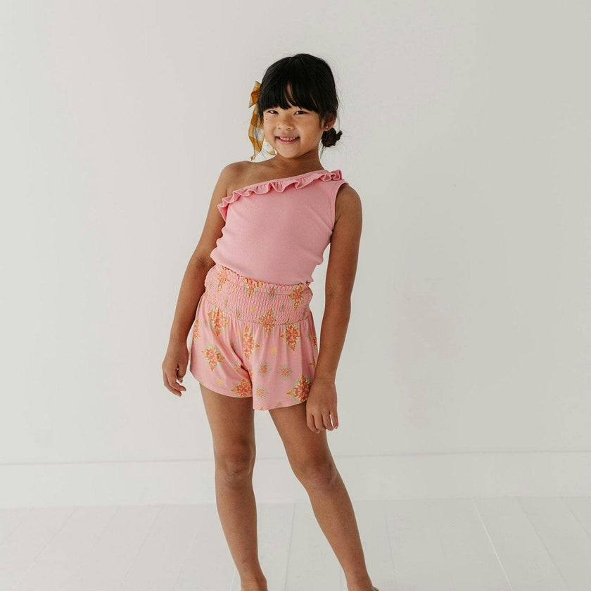 One-Shoulder Ribbed Tank
