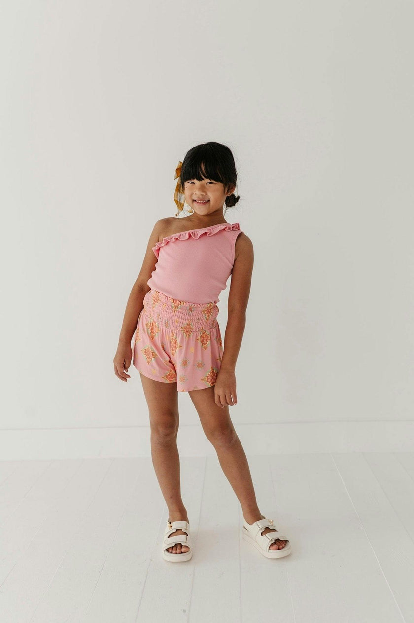 One-Shoulder Ribbed Tank